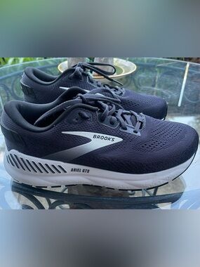Brooks Ariel GTS Running Shoes Men’s 9 Extra Wide Black Gray Support